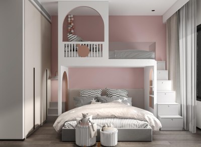 现代女孩房3D模型下载